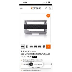 Dango D03 LITE Dapper Rail Wallet/ Slim Wallet